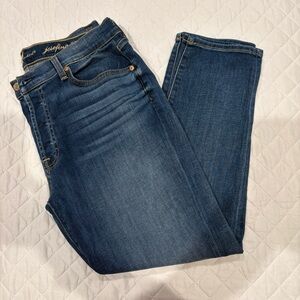 7 For All Mankind Dark Blue Skinny Jeans, Women’s Size 31